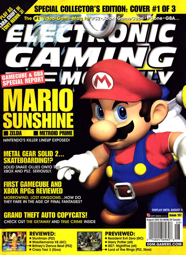 Electronic Gaming Monthly Issue 157 (August 2002) cover